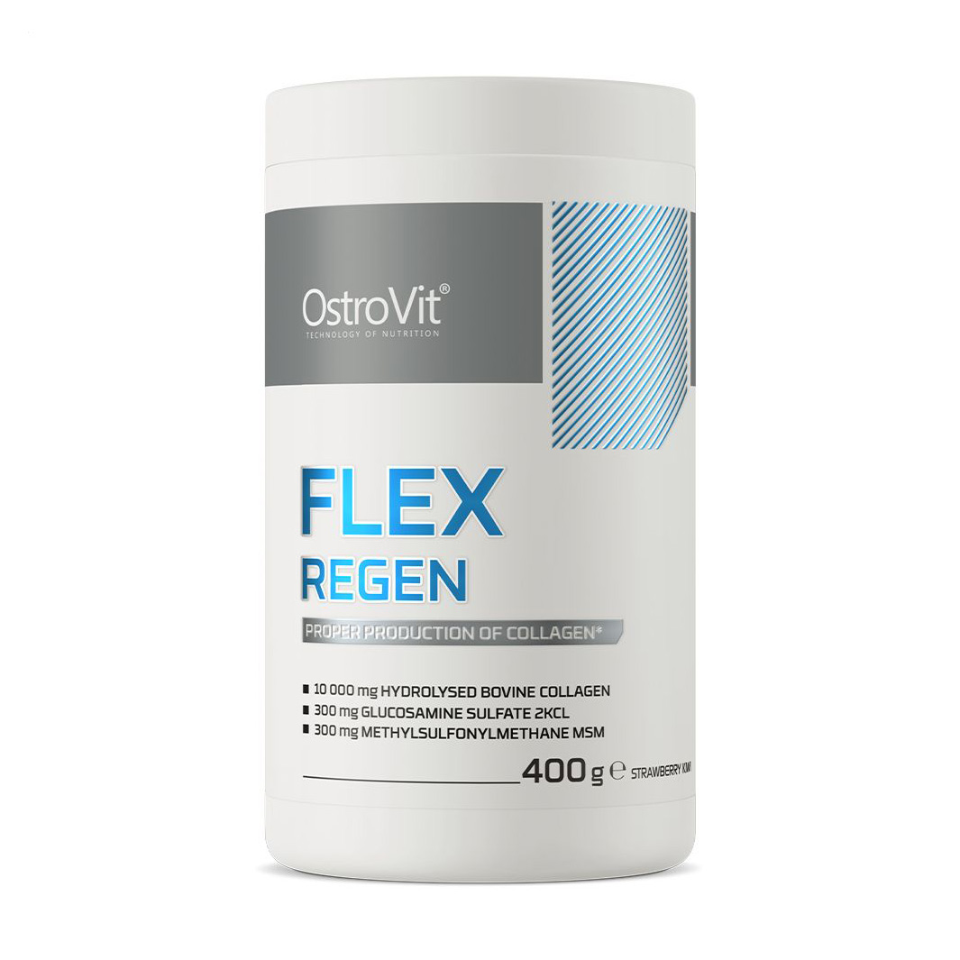 Вітамінно-мінеральний комплекс OstroVit Supreme Pure Flex Regen зі смаком полуниці та ківі, в порошку, 400 г
